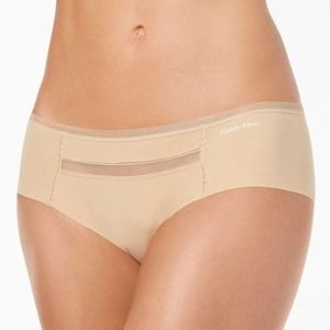 Calvin Klein Invisibles Mesh-Trim Hipster panty XS